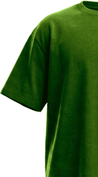 Custom Sablon & Apparel — Batch Production — detail belakang